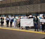 Las  limpiadoras del Hospital de Montilla en huelga indefinida por las condiciones laborales