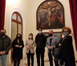 Presentada la restauración del ‘Cristo de la Tabla’ de la Parroquia de Santiago