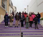 Montilla inaugura una ‘Escalera por la Igualdad’ que une con frases de mujeres la calle Juan Colín con Plaza de Munda