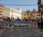 Montilla celebra la manifestación del 1º mayo por el empleo y la protección social