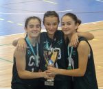 Las montillanas Marisol Ruiz y Lucía del Valle Campeonas de Andalucía de Baloncesto con la selección de Córdoba Infantil