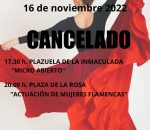 Aplazadas al domingo las actividades del Día Internacional del Flamenco