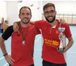 Los montillanos Paco y Manuel Alcaide en el LXIX Campeonato de Andalucía Tenis de Mesa