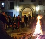 Gran acogida de la Candelá en honor a San Sebastián