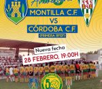 El Partido aplazado del 50 Aniversario Montilla CF- Córdoba CF se celebrará el Día de Andalucía