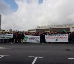 La Campiña Sur se manifiesta en protesta por el deterioro de la asistencia sanitaria en hospitales y centros de salud de la Campiña