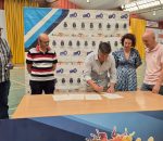 Firmado el inicio de las obras de renovación de la cubierta del Pabellón de Deportes