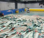 Comienzan las obras de sustitución del pavimento en el Pabellón de Deportes