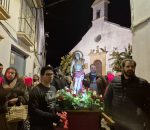 San Sebastián cierra sus cultos con una procesión por el barrio de la Cruz