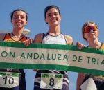 Las atletas montillanas Laura Núñez y Alicia Soriano, oro y plata en el Duatlón de Baena