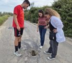 El mal estado de la carretera entre el Llano del Espinar y Montilla pone en riesgo el transporte escolar